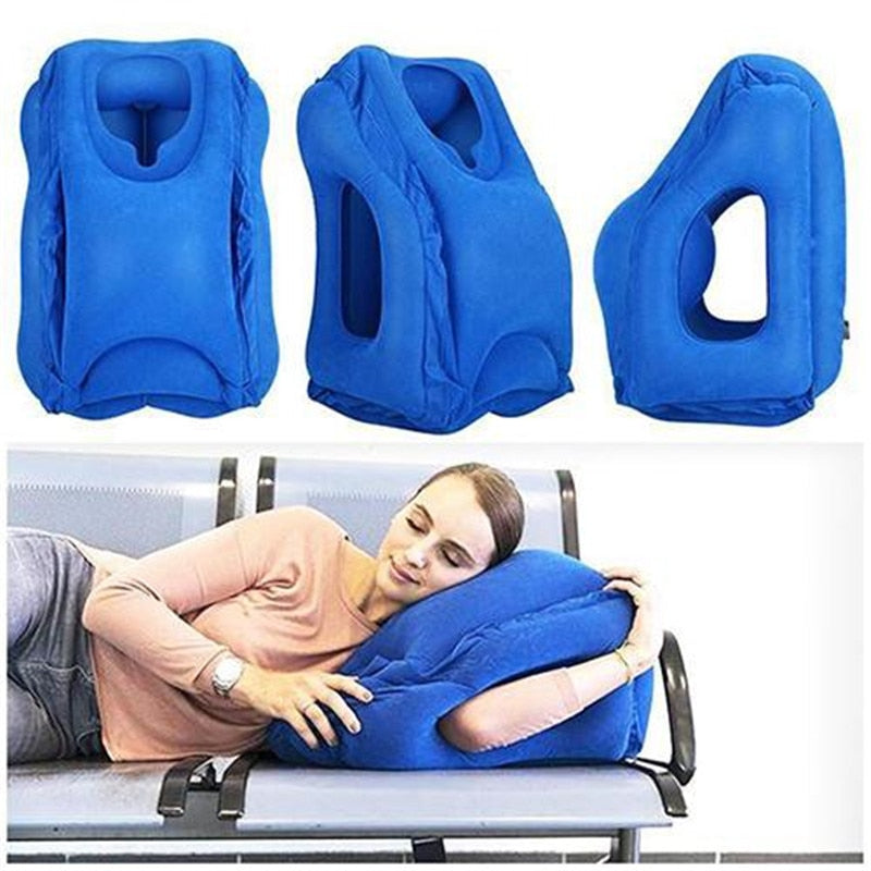 Inflatable Sleeping Neck Pillow.